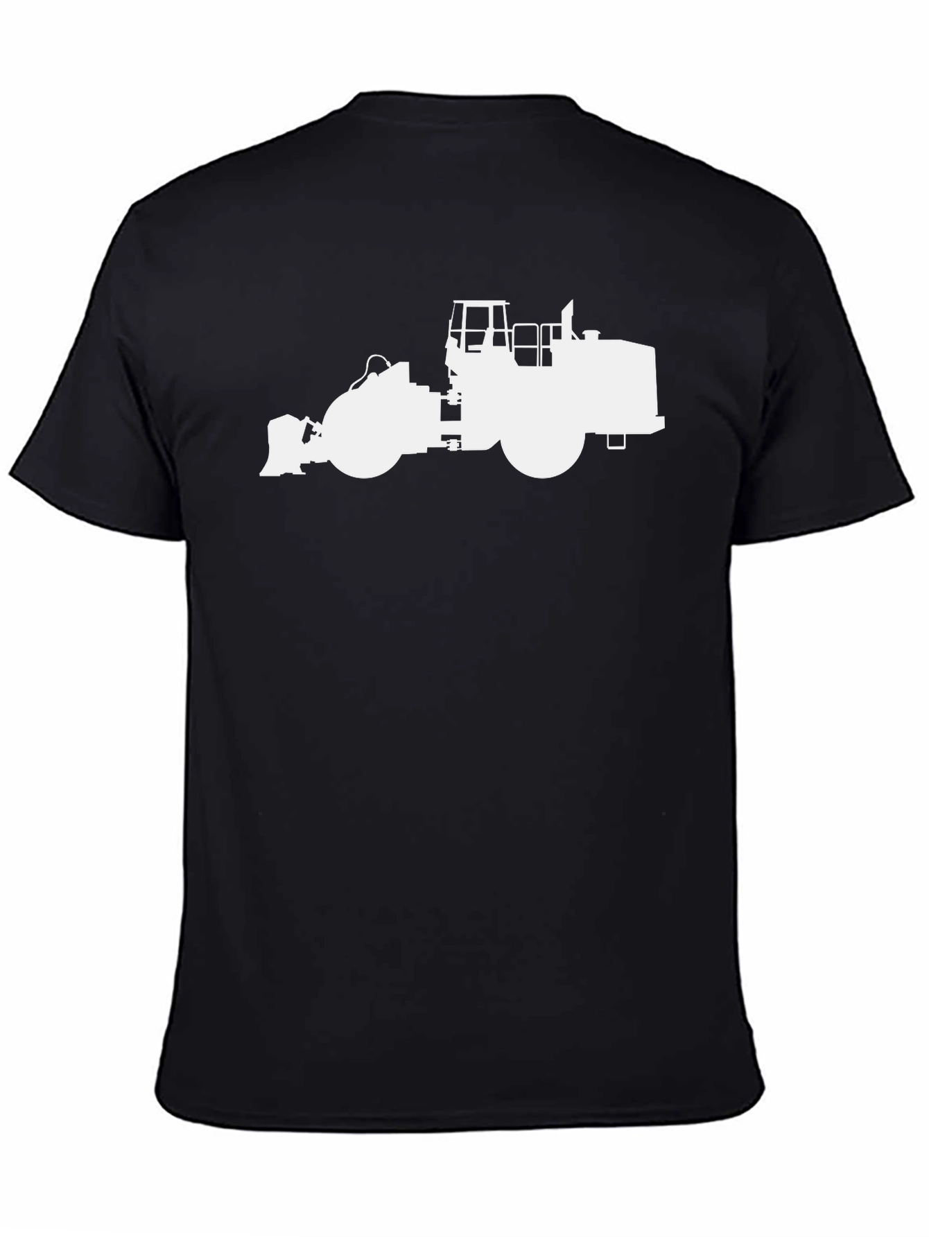 Bulldozer Silhouette T-Shirt - Construction Vehicle Tee