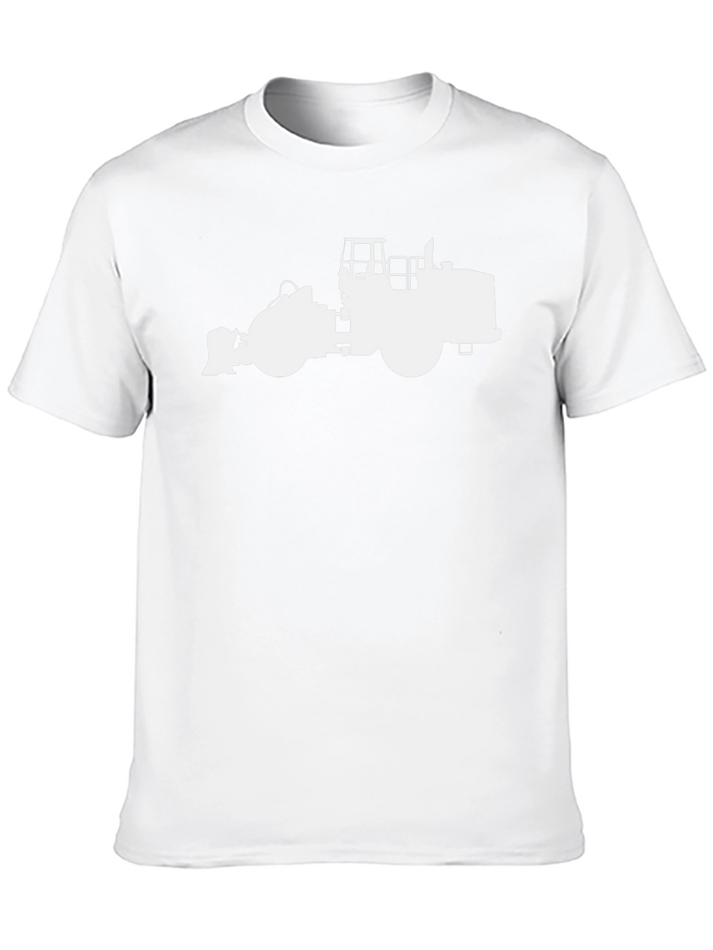 Bulldozer Silhouette T-Shirt - Construction Vehicle Tee