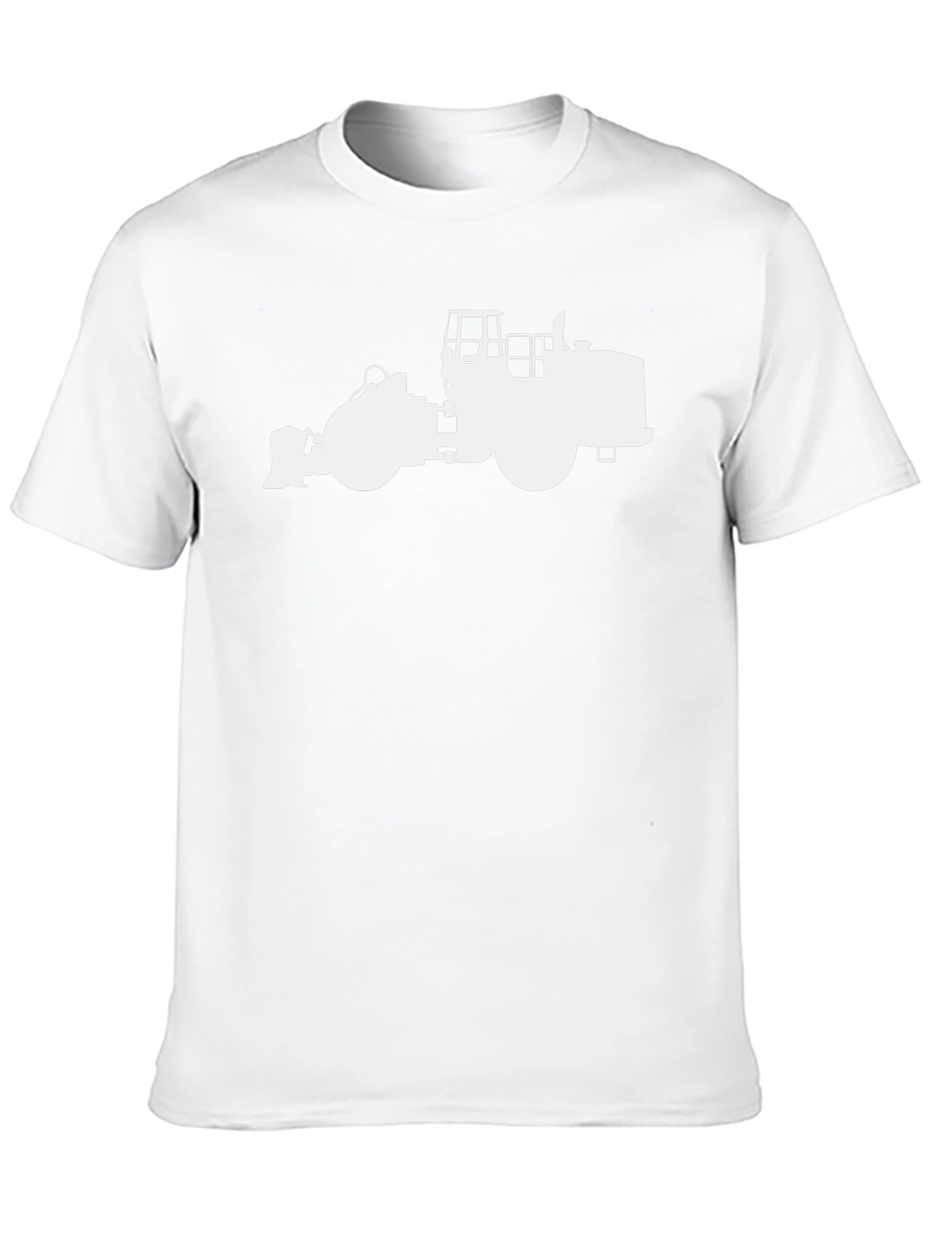 Bulldozer Silhouette T-Shirt - Construction Vehicle Tee