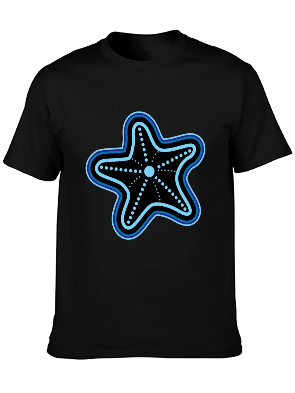 Starfish Graphic T-Shirt - Black