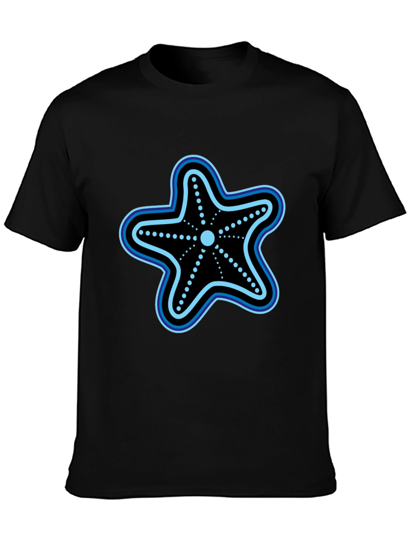 Starfish Graphic T-Shirt - Black