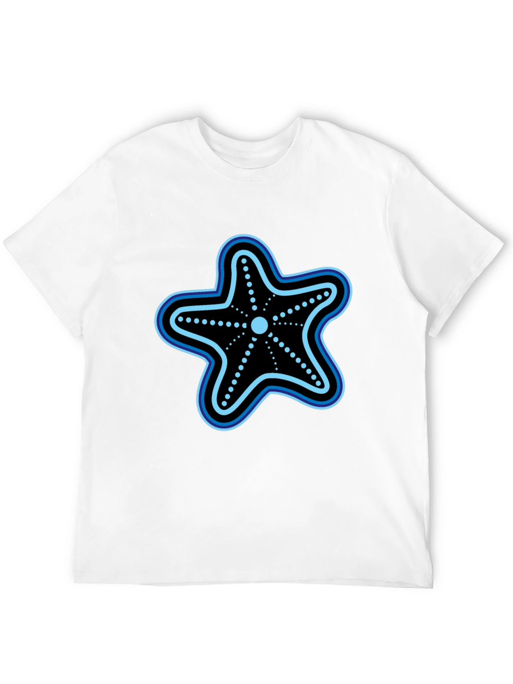 Starfish Graphic T-Shirt - Black