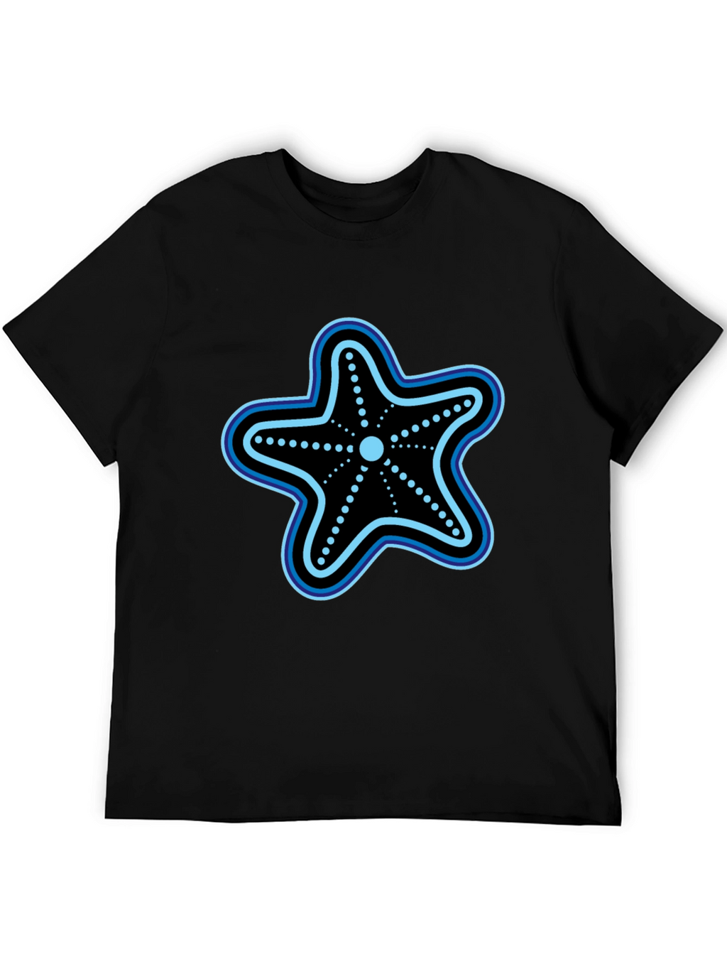 Starfish Graphic T-Shirt - Black