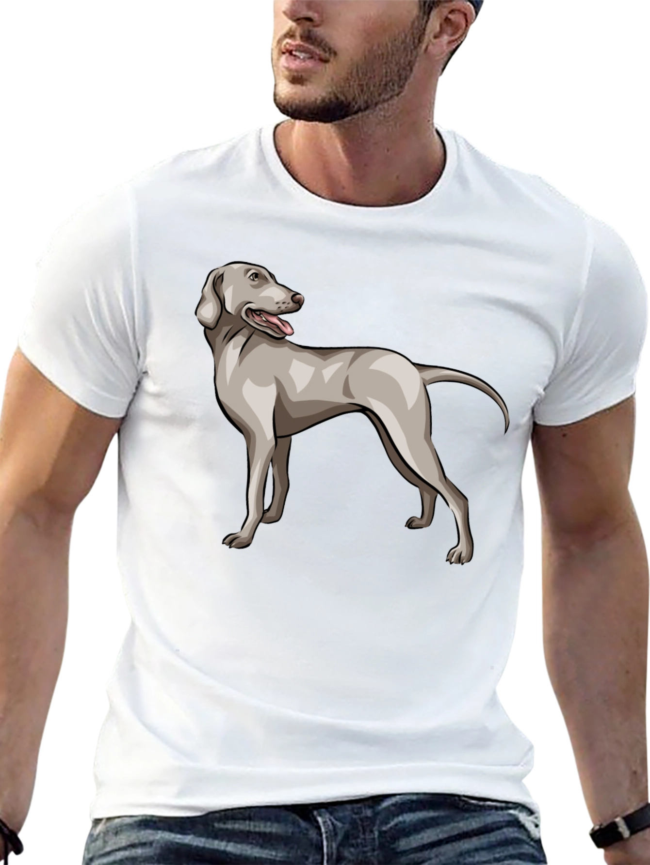 Dog Breed Graphic Tee - Black T-Shirt
