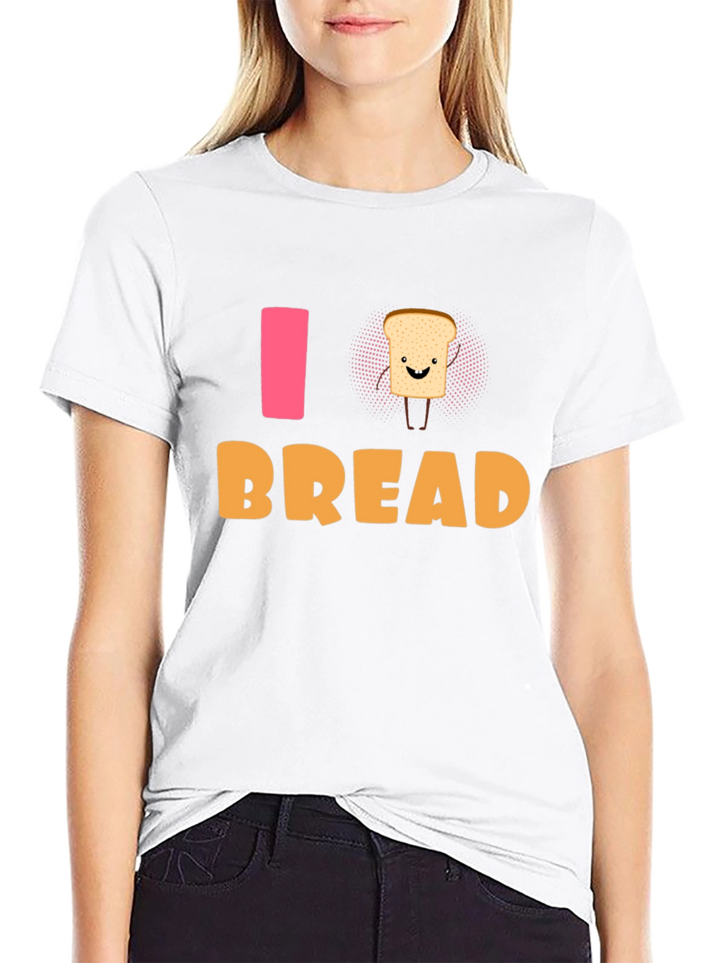 I Love Bread T-Shirt - Funny Foodie Tee