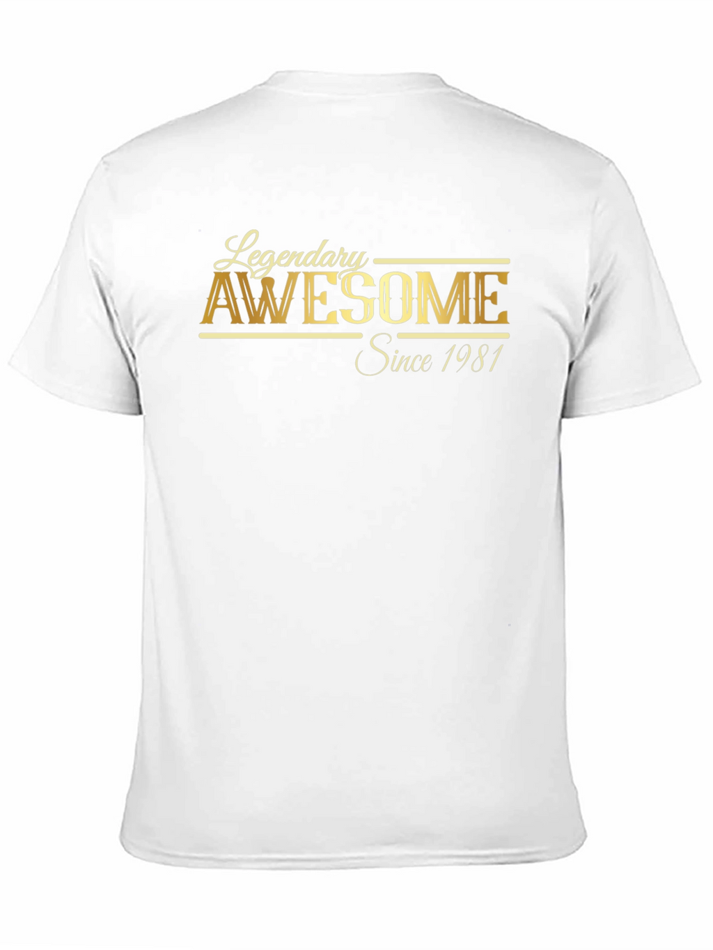 Legendary Awesome Since 1981 Black T-Shirt