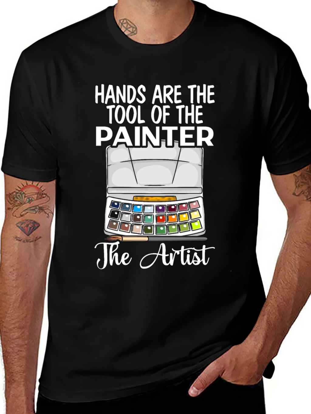 Hands Are The Tool Of The Painter T-Shirt