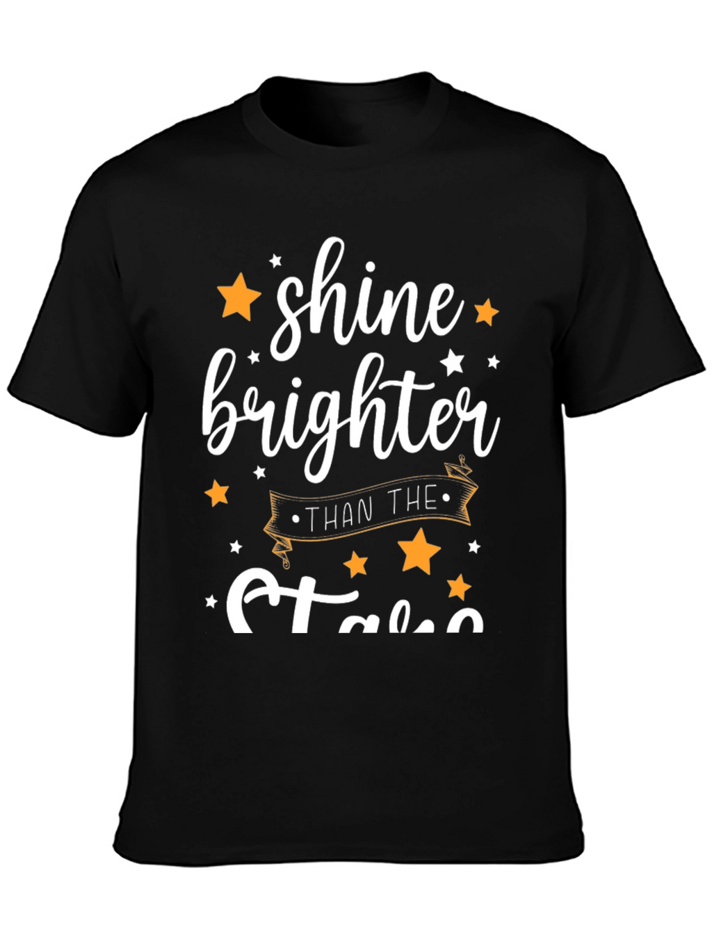 Shine Brighter Than the Stars Black Graphic Tee
