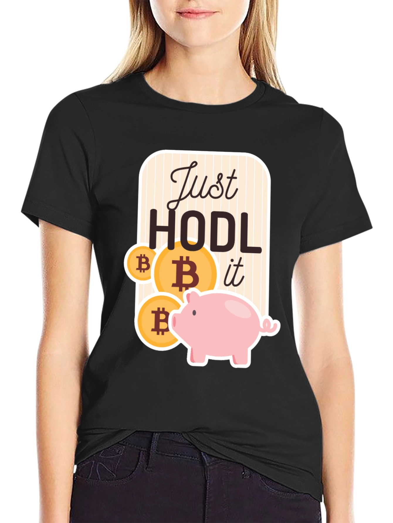 Just HODL It Bitcoin Crypto T-Shirt