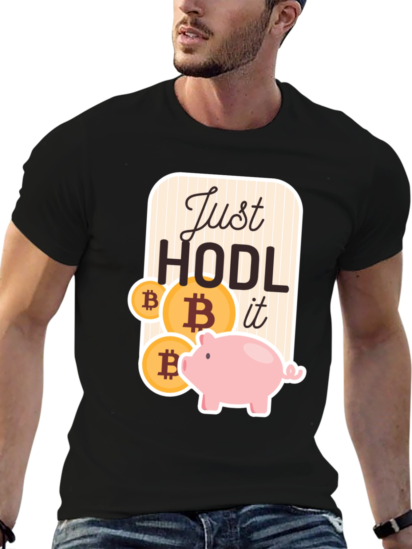 Just HODL It Bitcoin Crypto T-Shirt