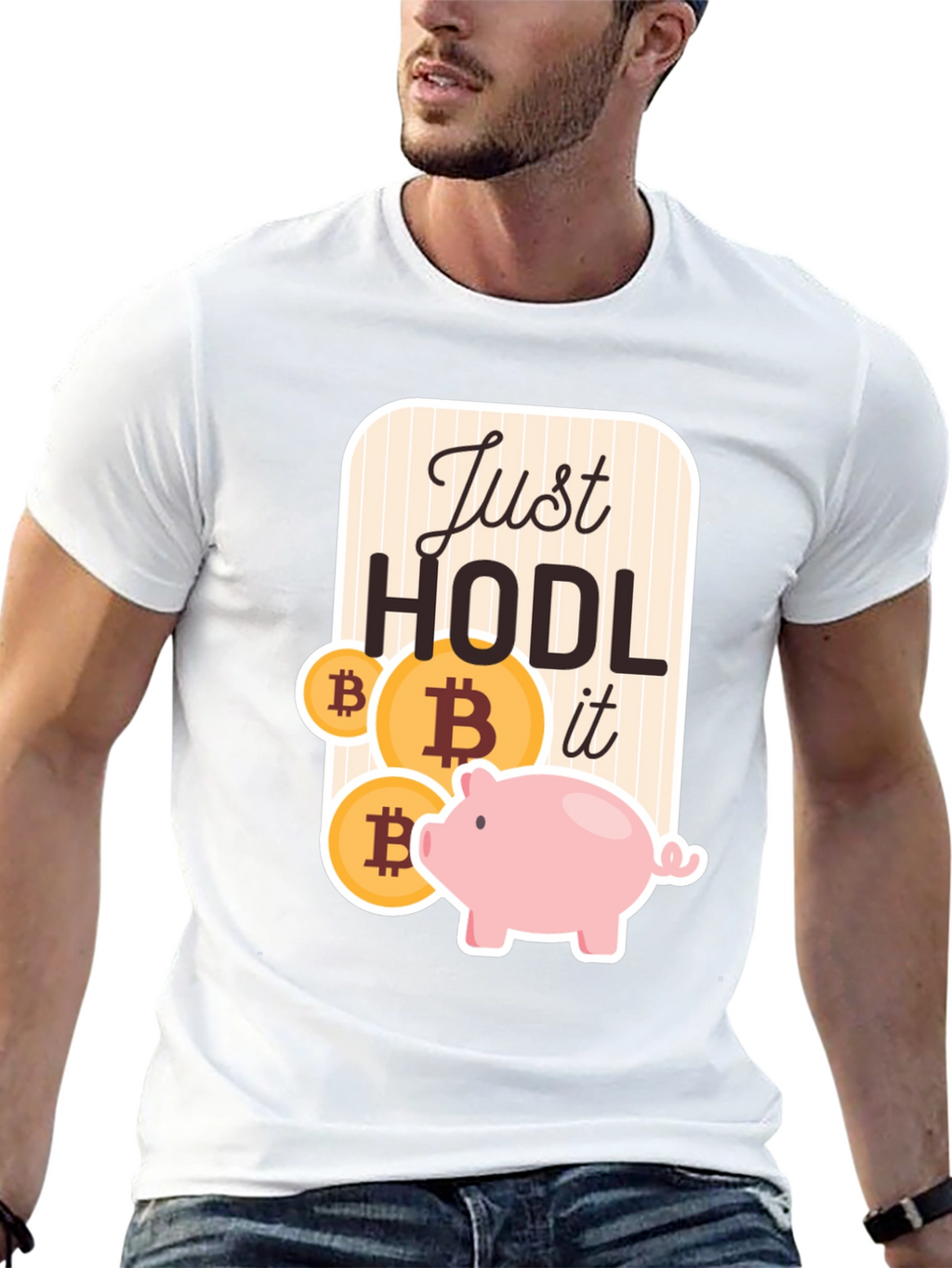 Just HODL It Bitcoin Crypto T-Shirt