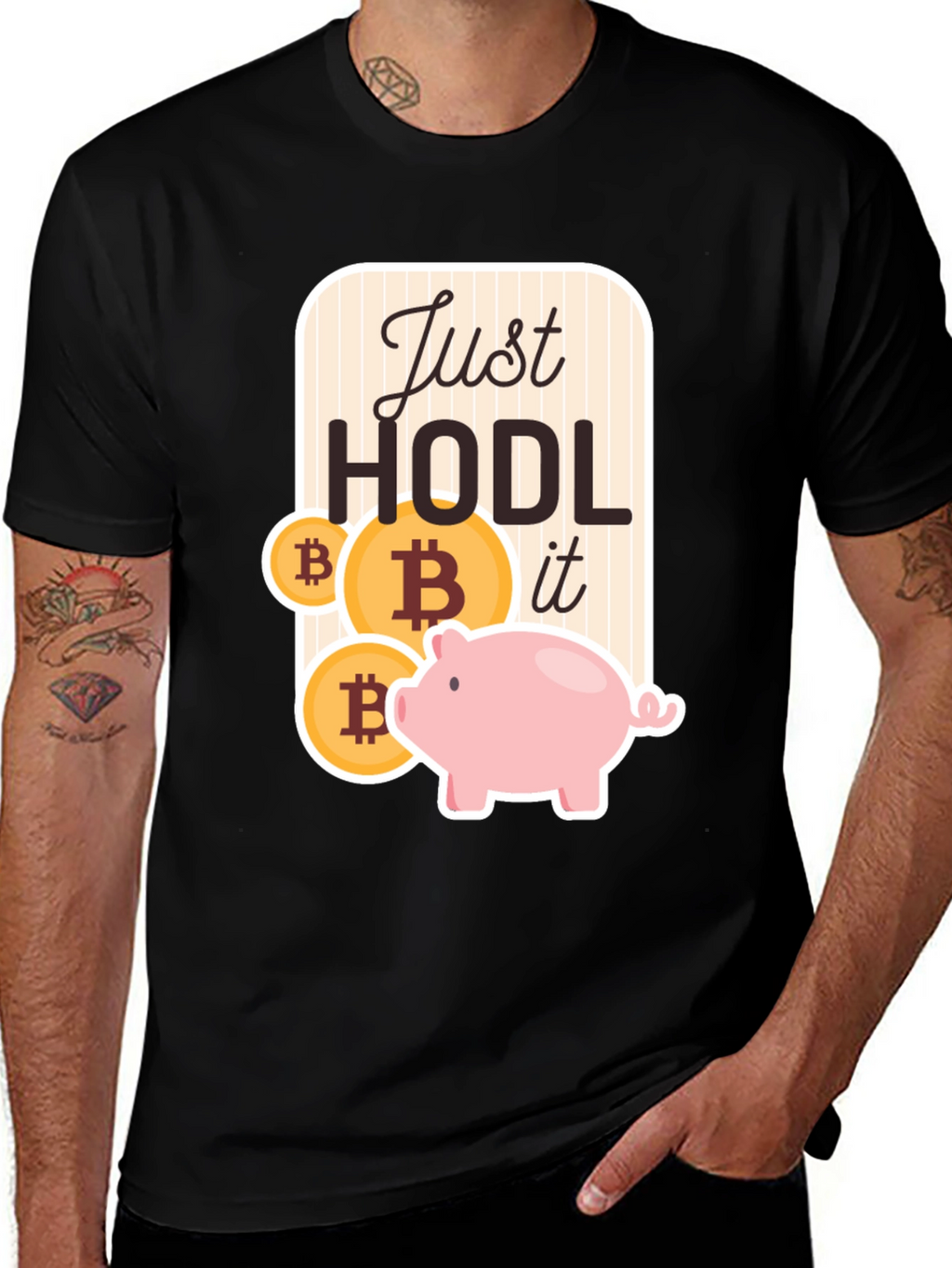 Just HODL It Bitcoin Crypto T-Shirt