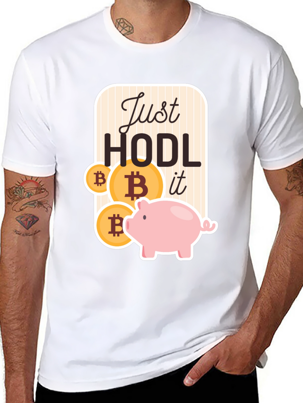Just HODL It Bitcoin Crypto T-Shirt
