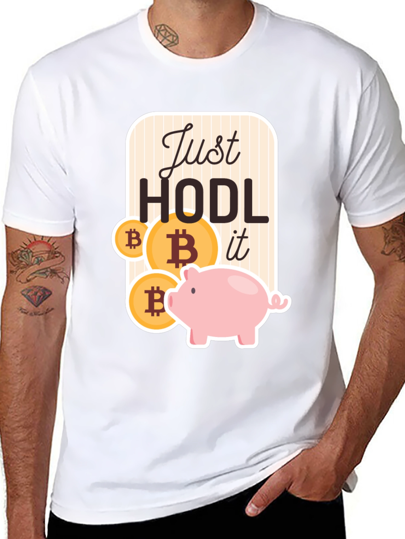 Just HODL It Bitcoin Crypto T-Shirt