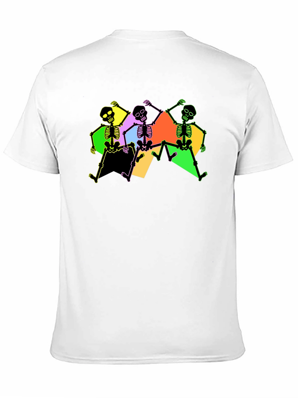 Dancing Skeletons Graphic Tee - Black
