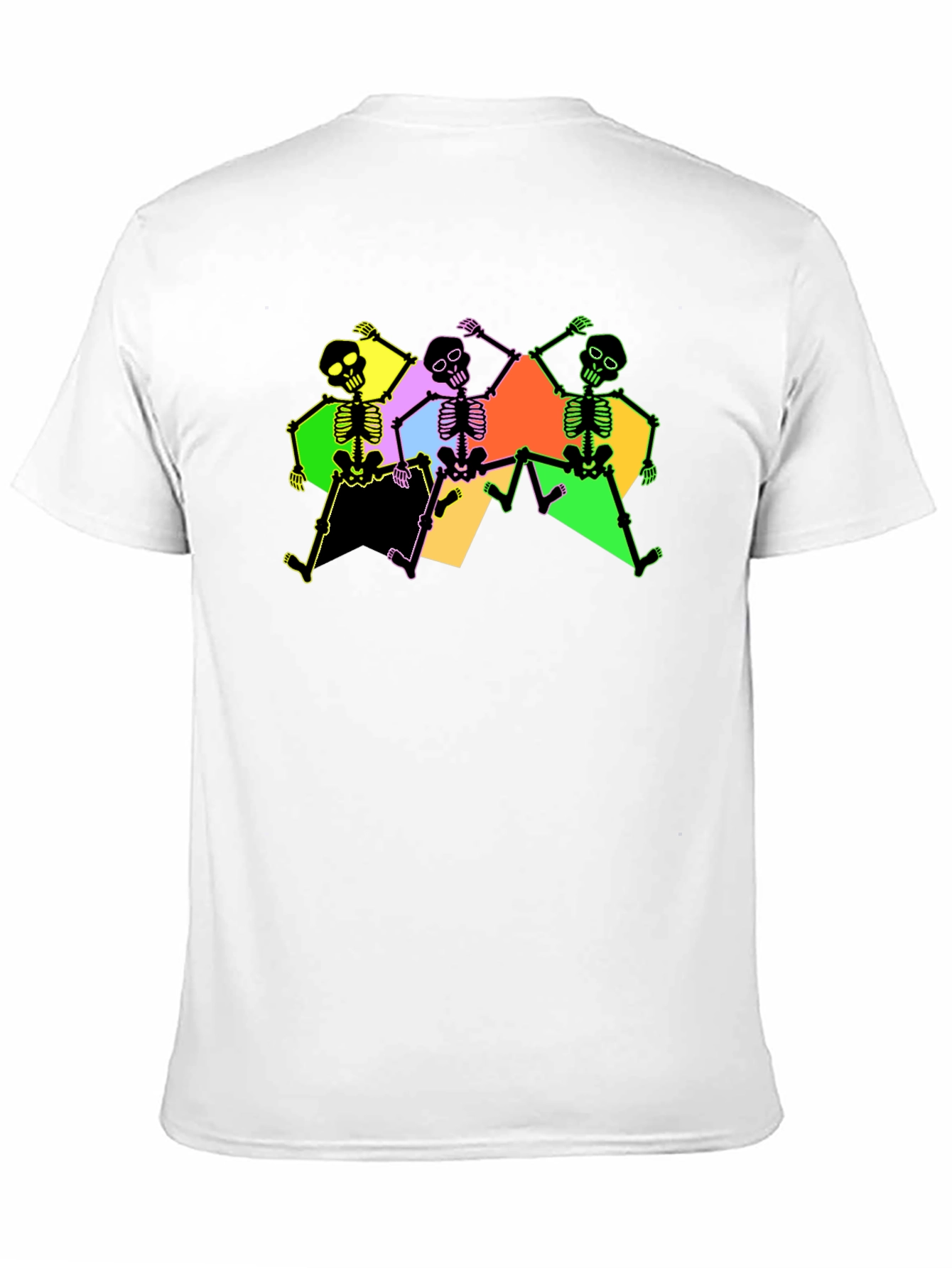 Dancing Skeletons Graphic Tee - Black