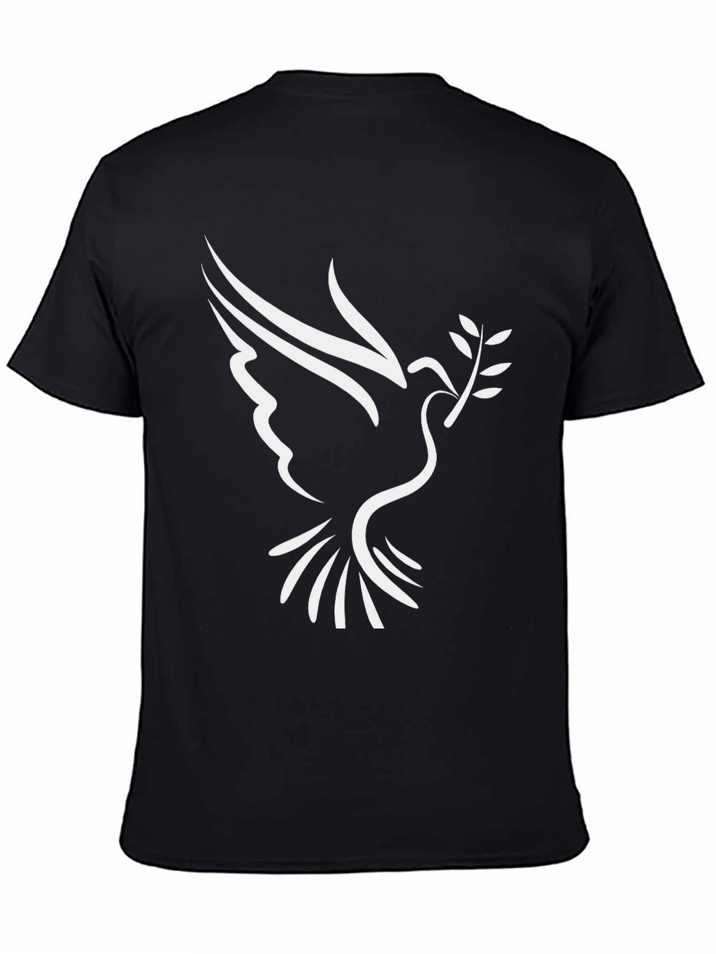 Dove Peace T-Shirt - Black