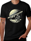 Astronaut Saturn T-Shirt