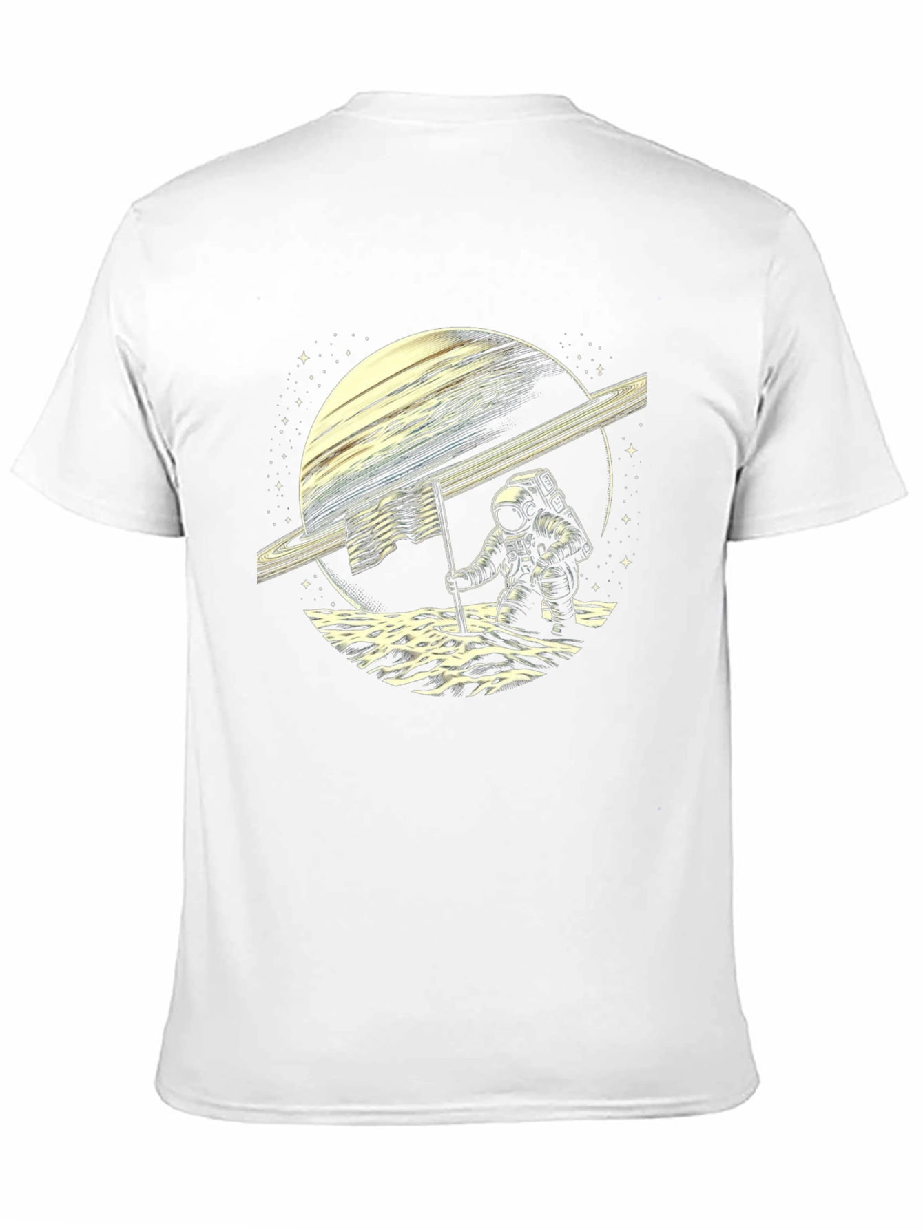 Astronaut Saturn T-Shirt
