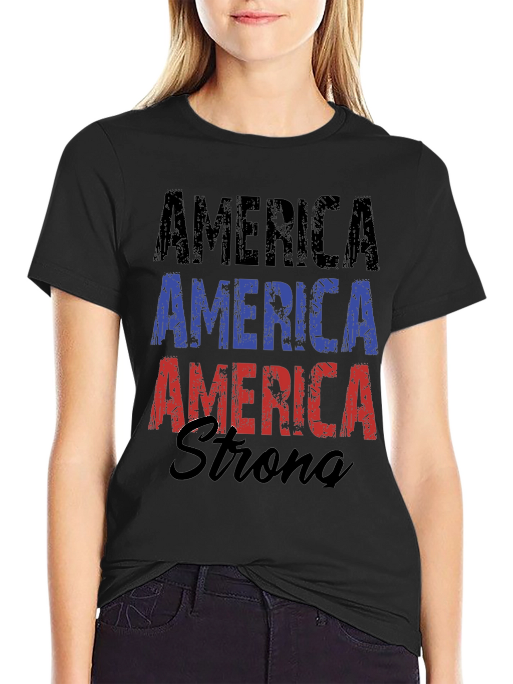 America Strong Graphic T-Shirt