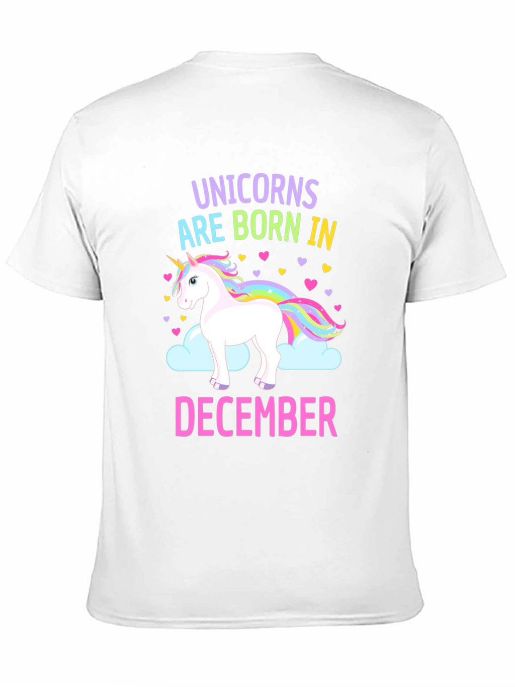 Unicorn December Birthday T-Shirt