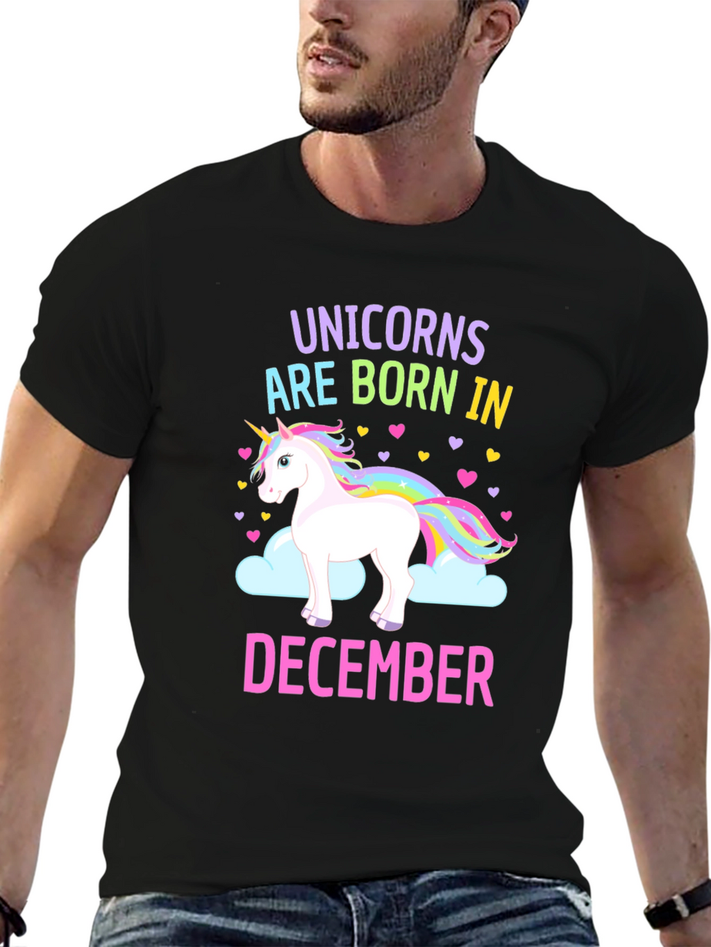 Unicorn December Birthday T-Shirt