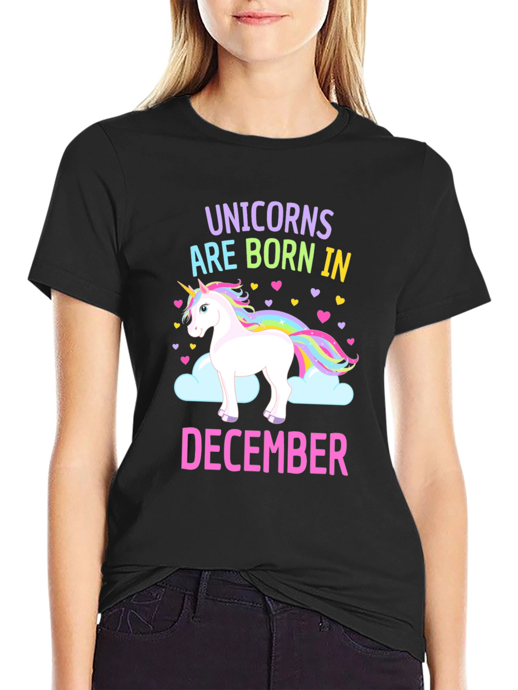 Unicorn December Birthday T-Shirt