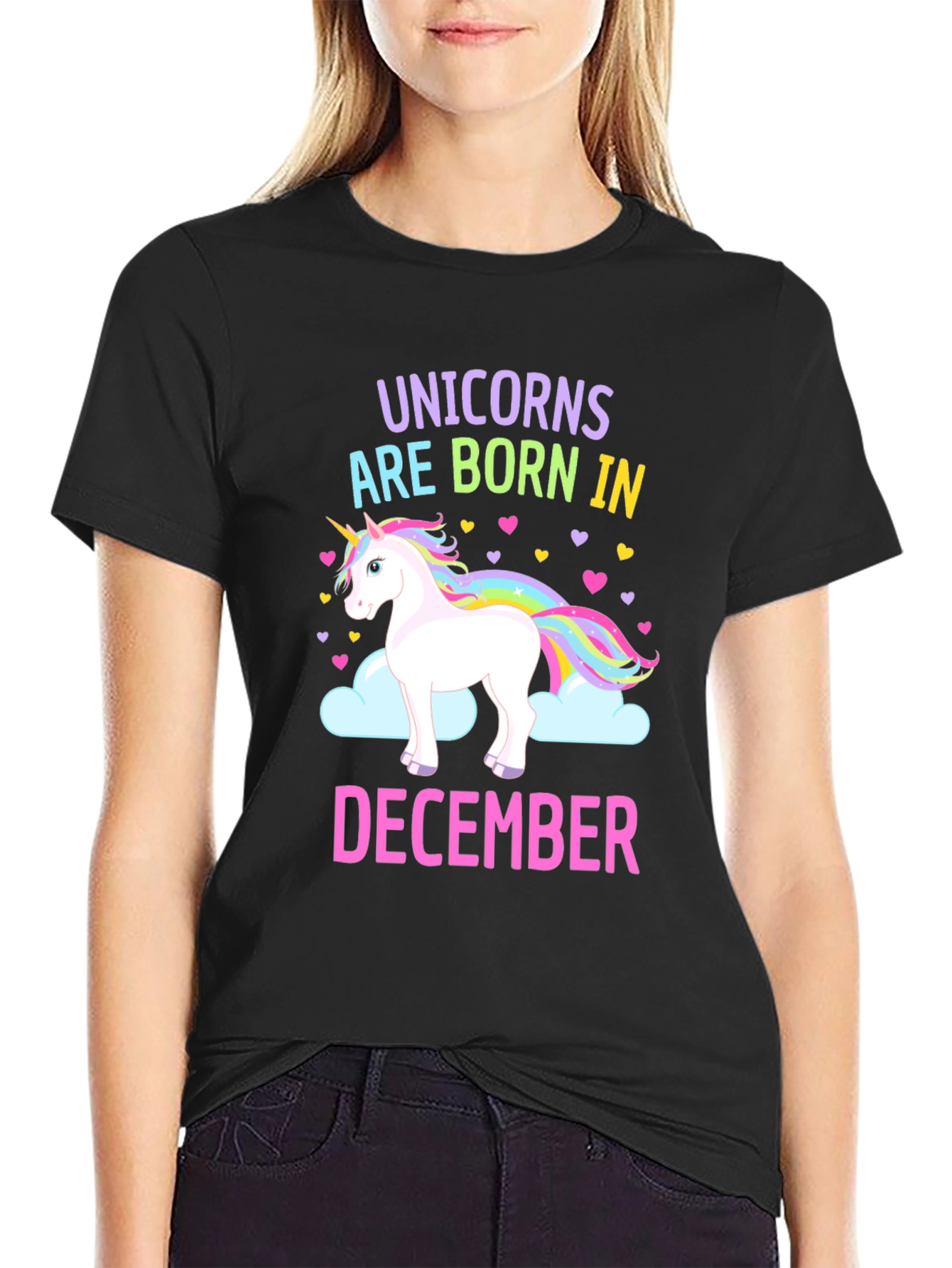 Unicorn December Birthday T-Shirt