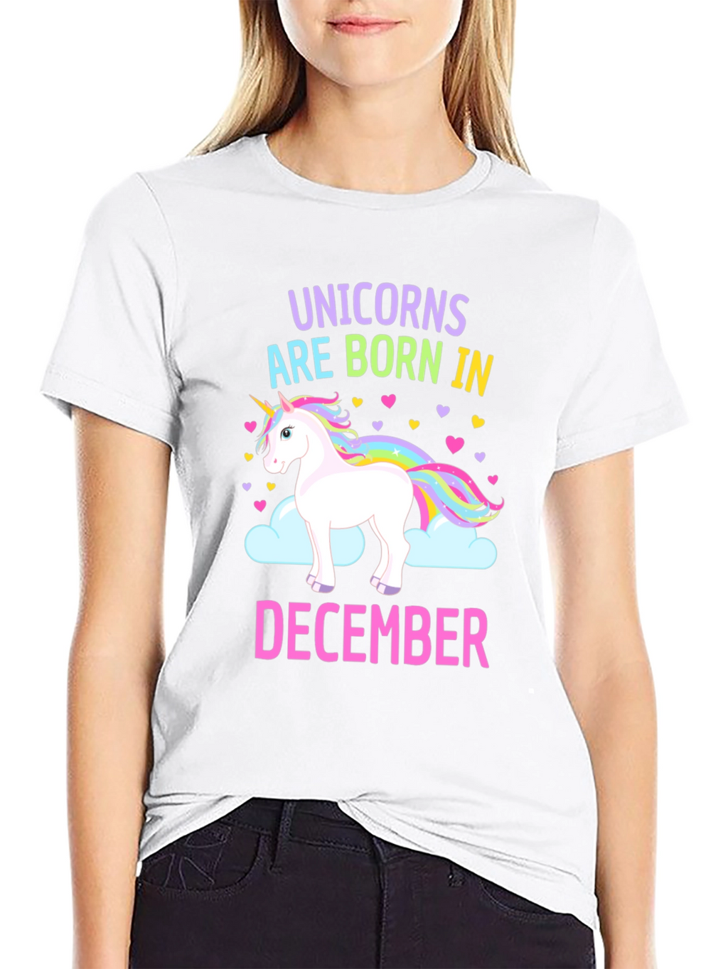 Unicorn December Birthday T-Shirt