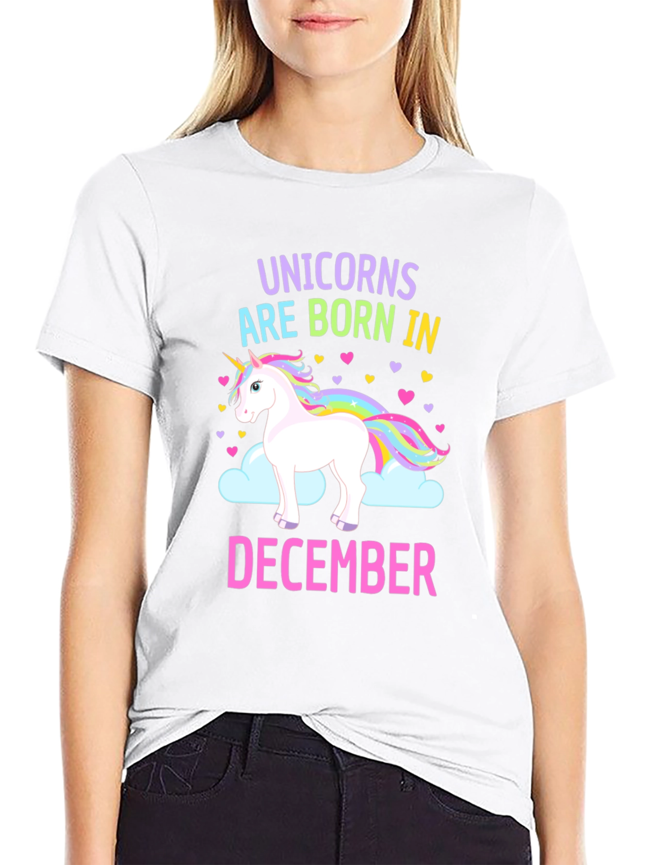 Unicorn December Birthday T-Shirt