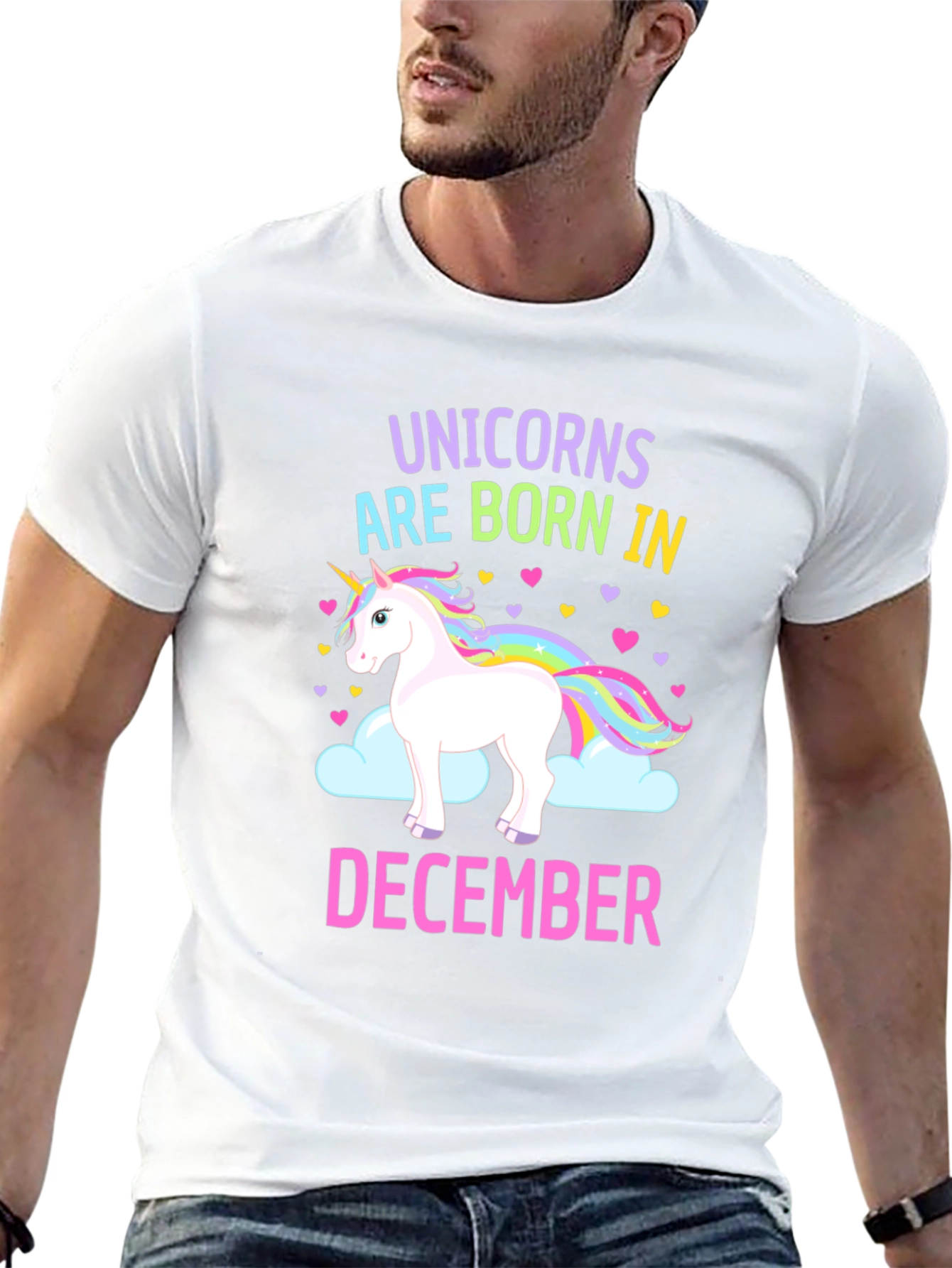 Unicorn December Birthday T-Shirt