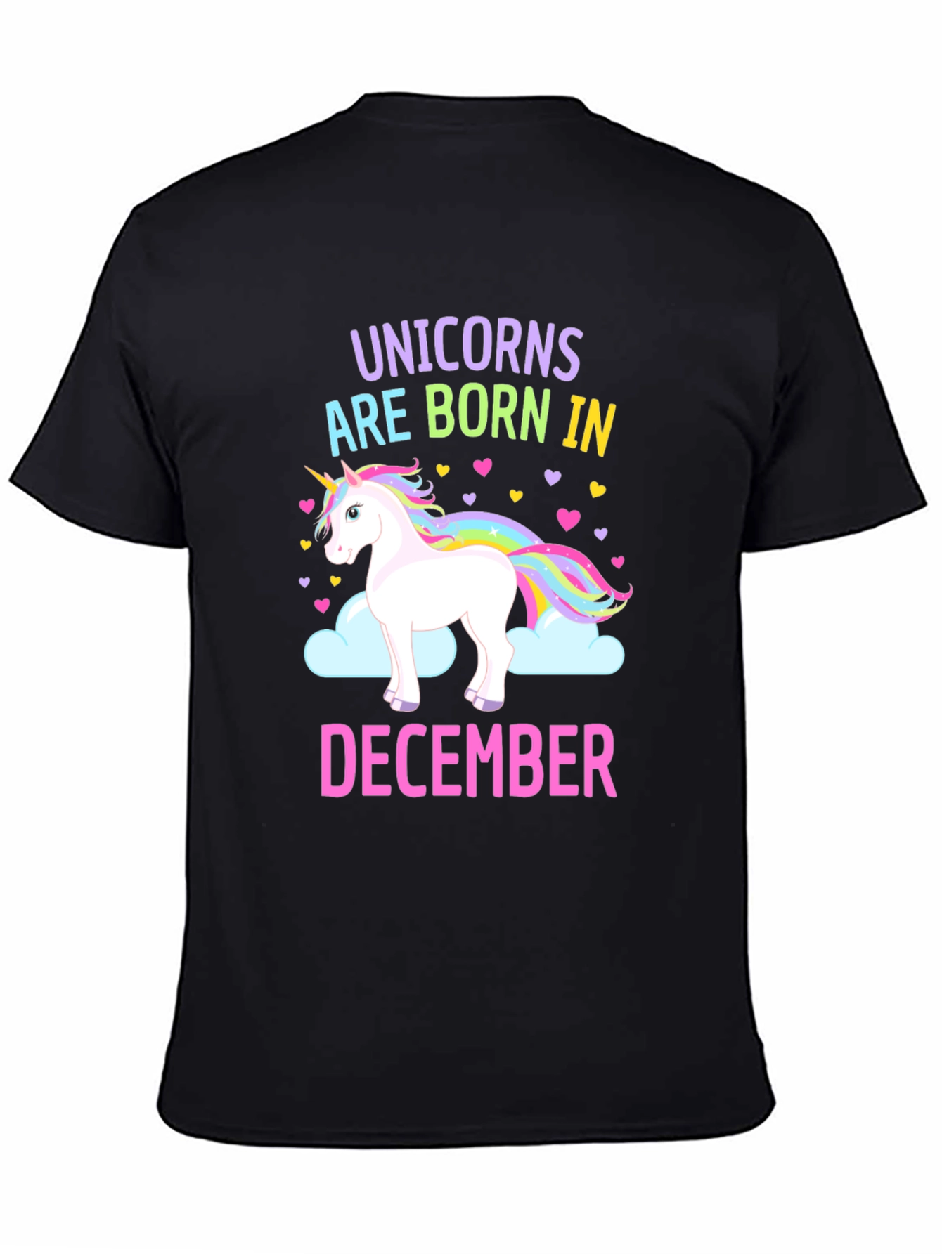 Unicorn December Birthday T-Shirt