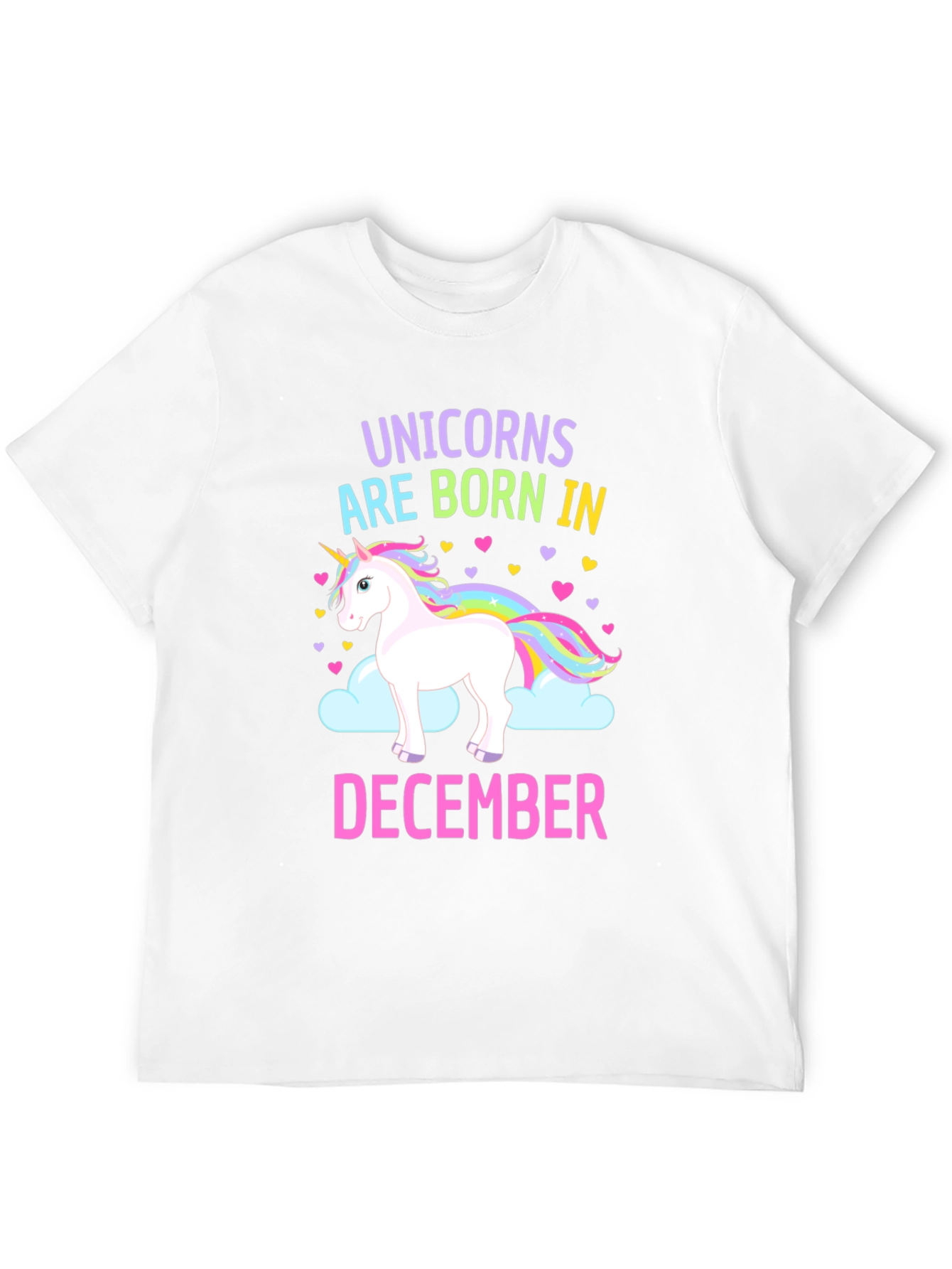 Unicorn December Birthday T-Shirt