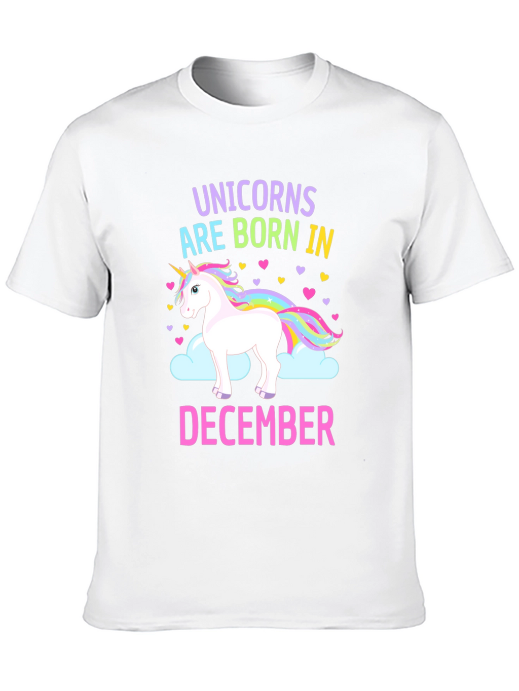 Unicorn December Birthday T-Shirt