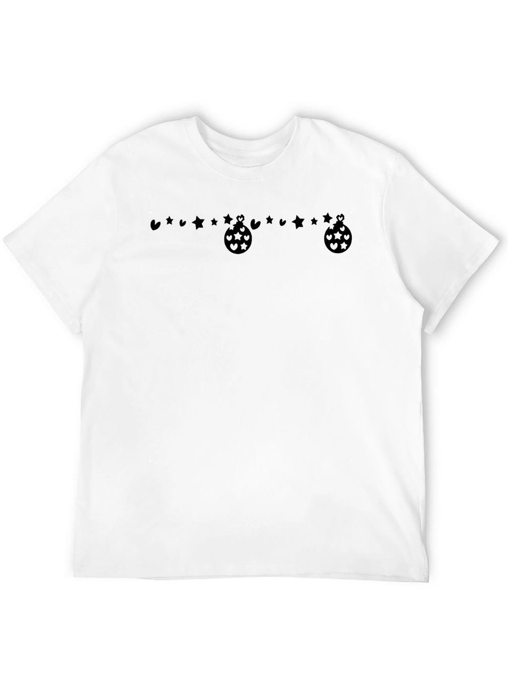 Festive Ornament Black T-Shirt