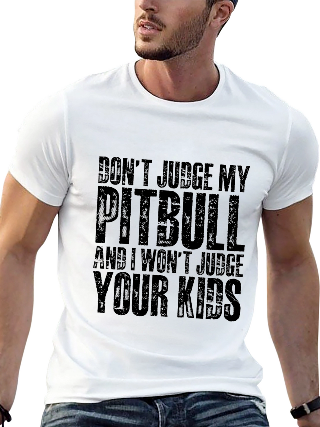 Dont Judge My Pitbull T-Shirt