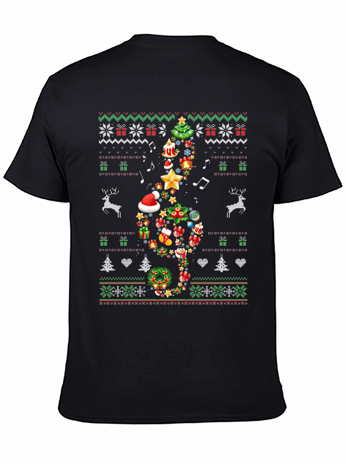 Christmas Music Note T-Shirt