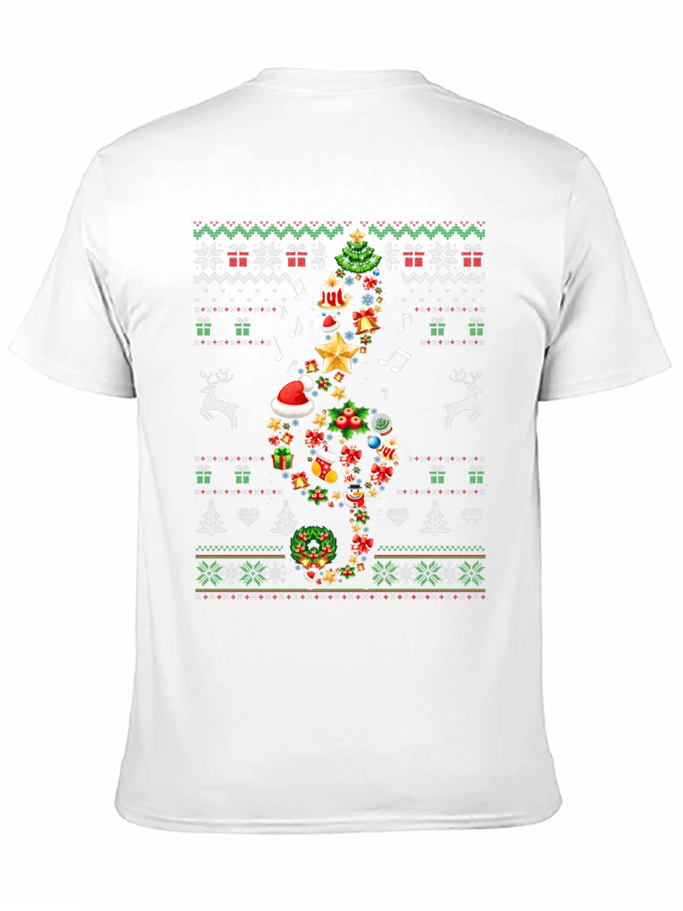 Christmas Music Note T-Shirt