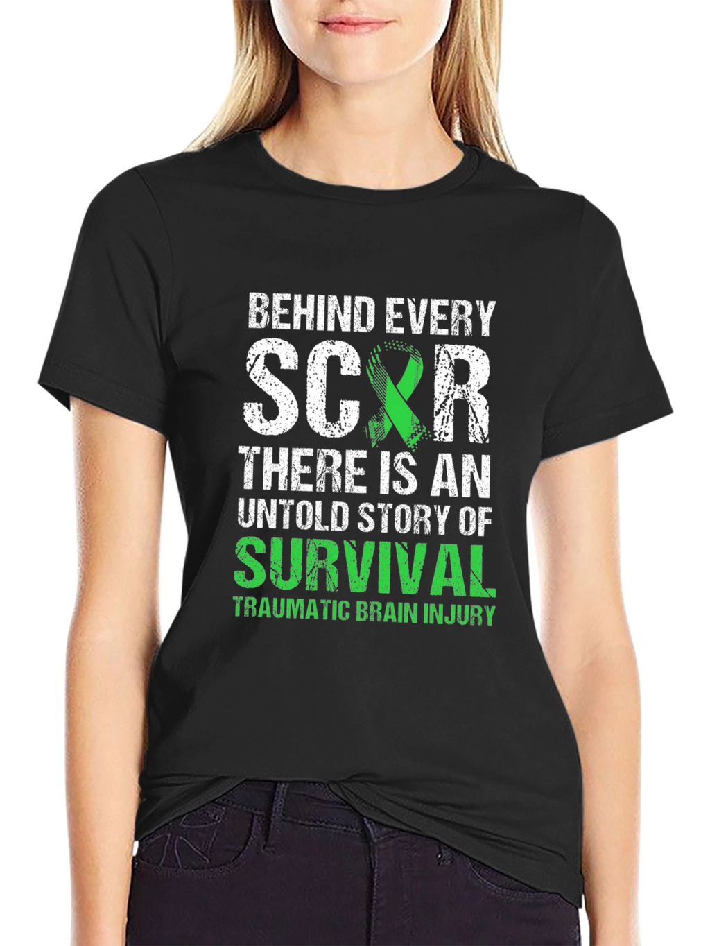 Behind Every Scar: Brain Injury Awareness T-Shirt