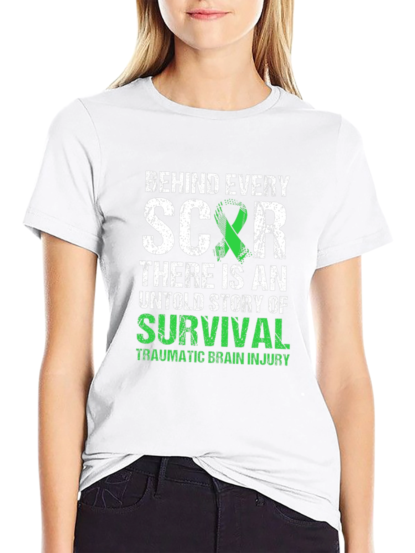 Behind Every Scar: Brain Injury Awareness T-Shirt