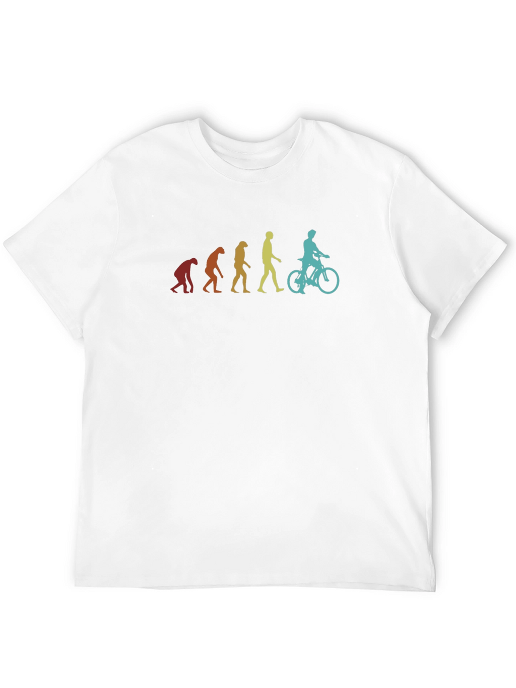 Evolution of Biker T-Shirt - Cool Graphic Tee
