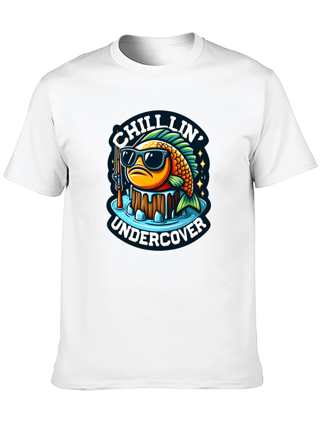 Chillin Undercover Fish Graphic Tee
