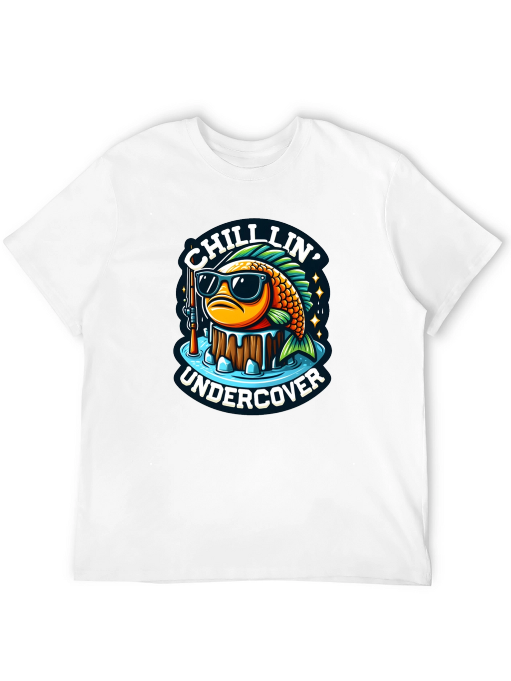 Chillin Undercover Fish Graphic Tee