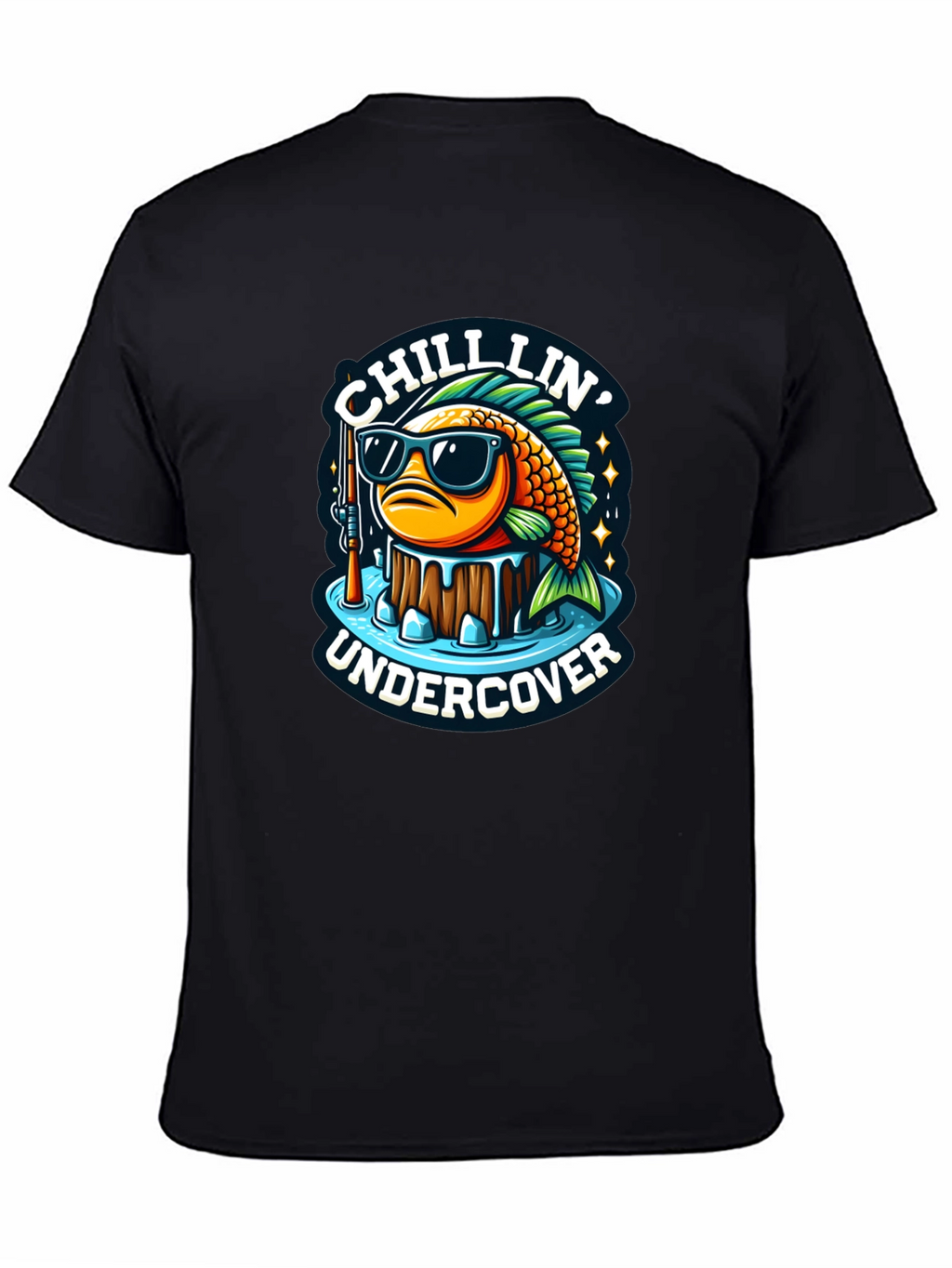 Chillin Undercover Fish Graphic Tee