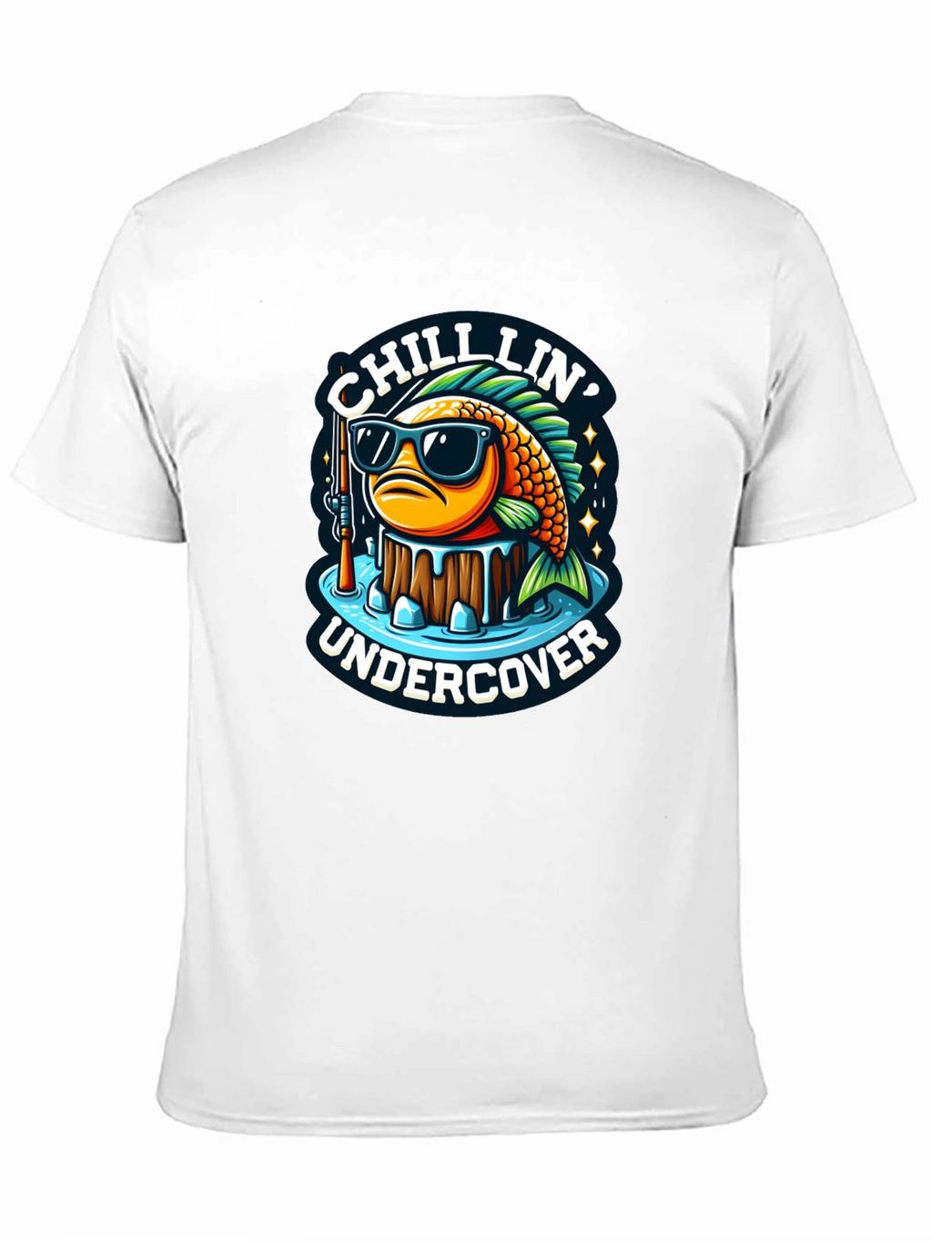 Chillin Undercover Fish Graphic Tee