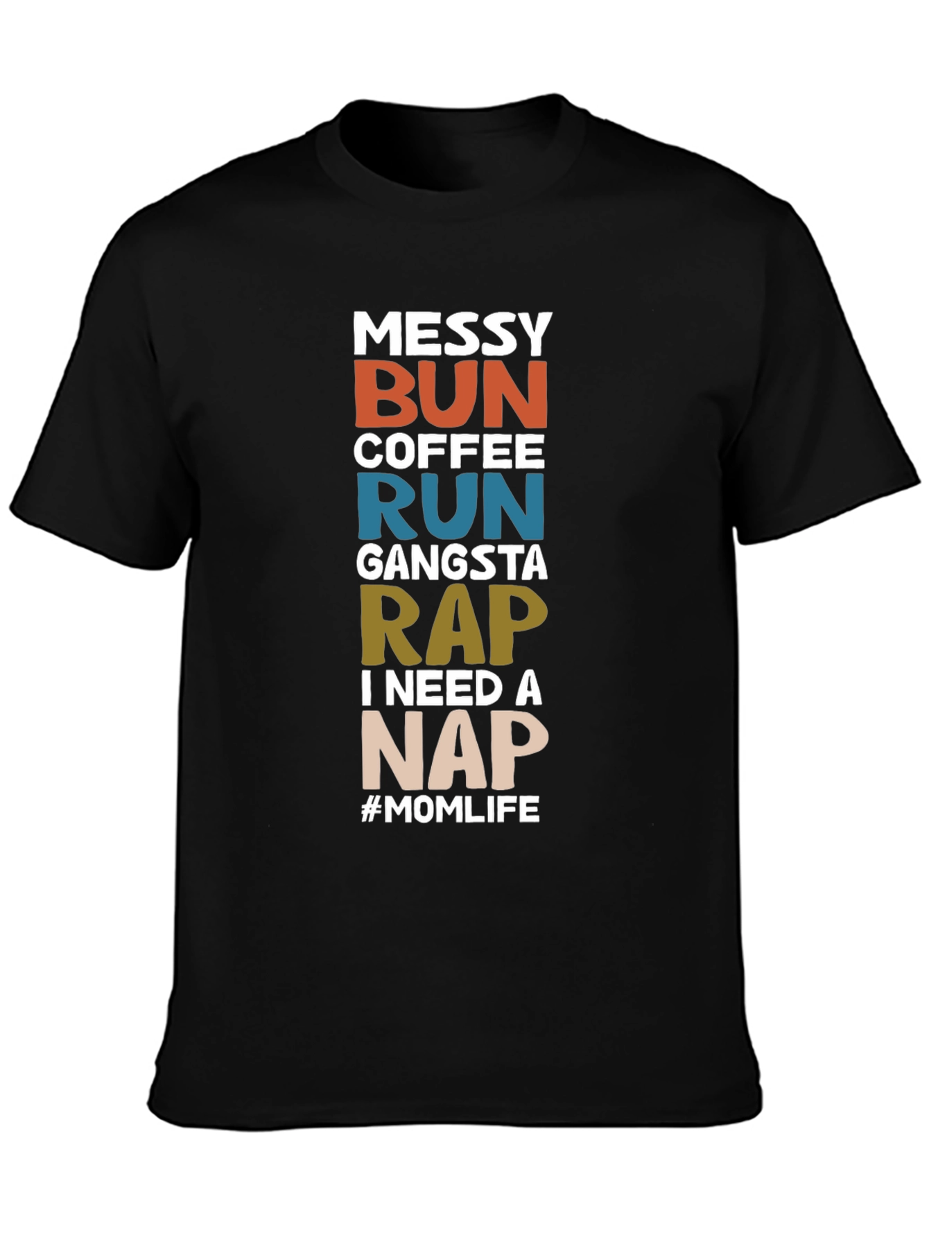 Messy Bun Coffee Run T-Shirt