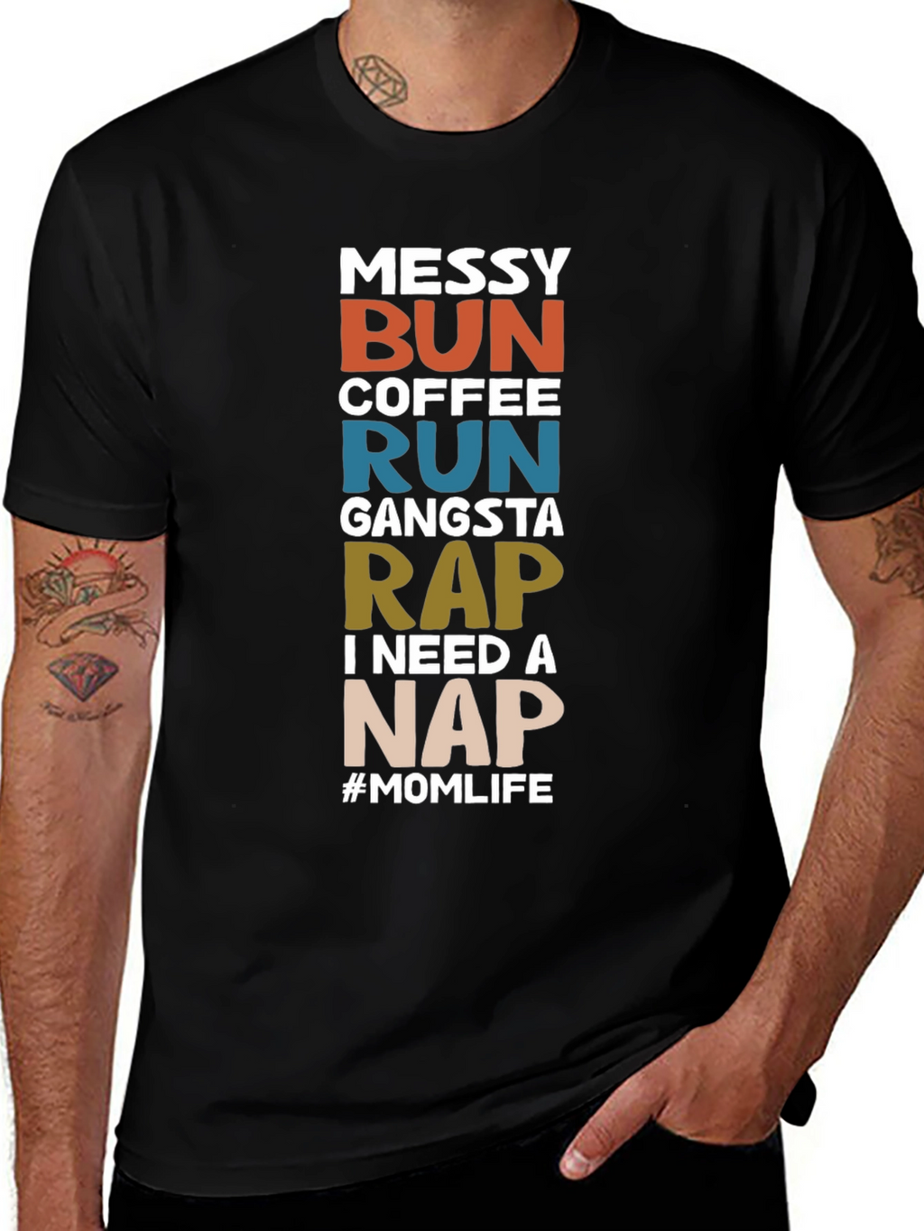 Messy Bun Coffee Run T-Shirt