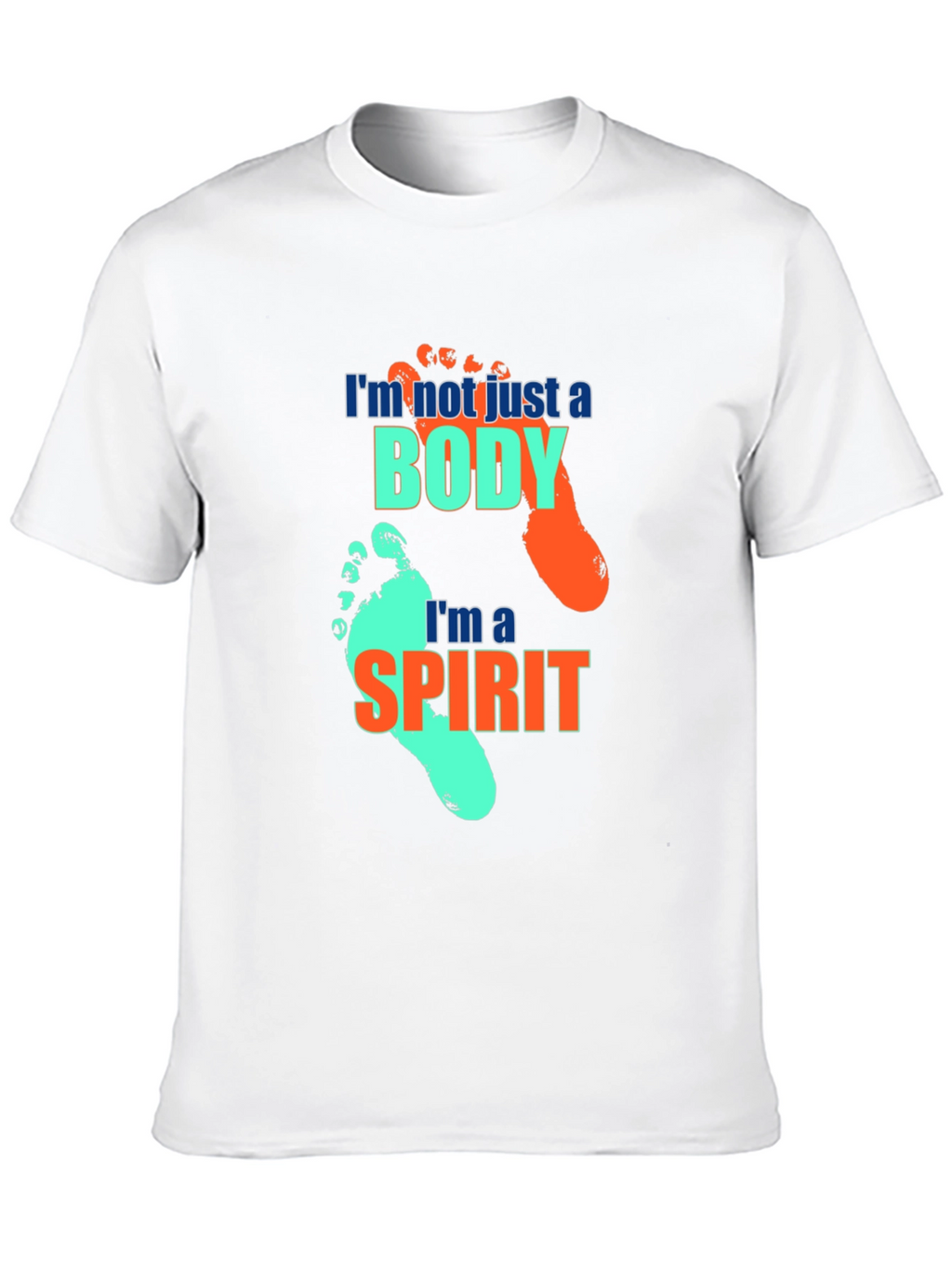 Im Not Just A Body Black T-Shirt