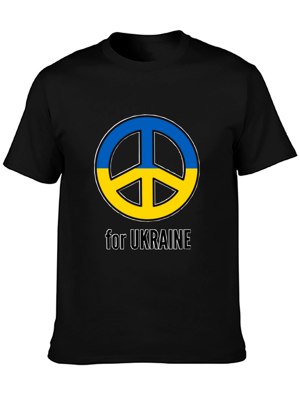 Ukraine Peace Sign T-Shirt - Support Ukraine!