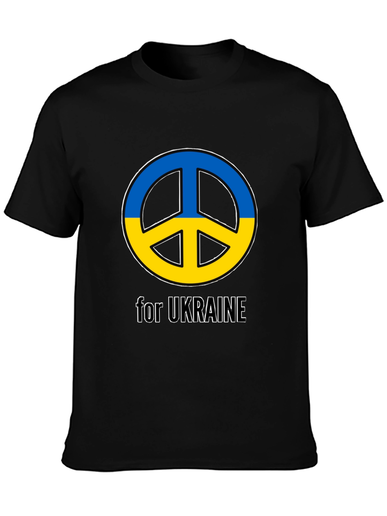 Ukraine Peace Sign T-Shirt - Support Ukraine!